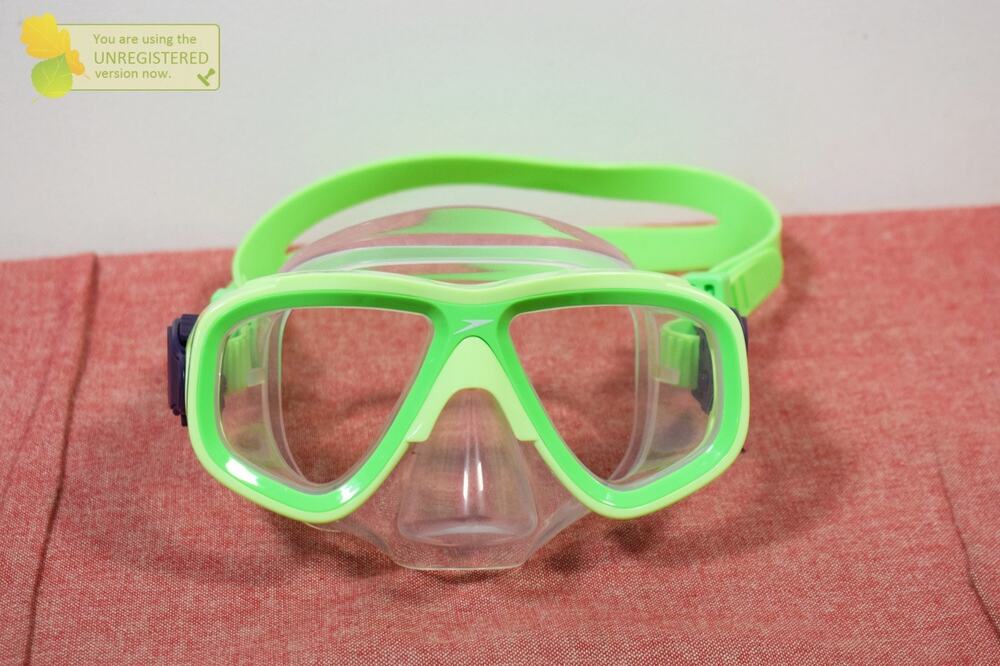 Speedo Kids' Dive Surf Gazer Swim Mask Pale Clover/Clear Ages 3-6